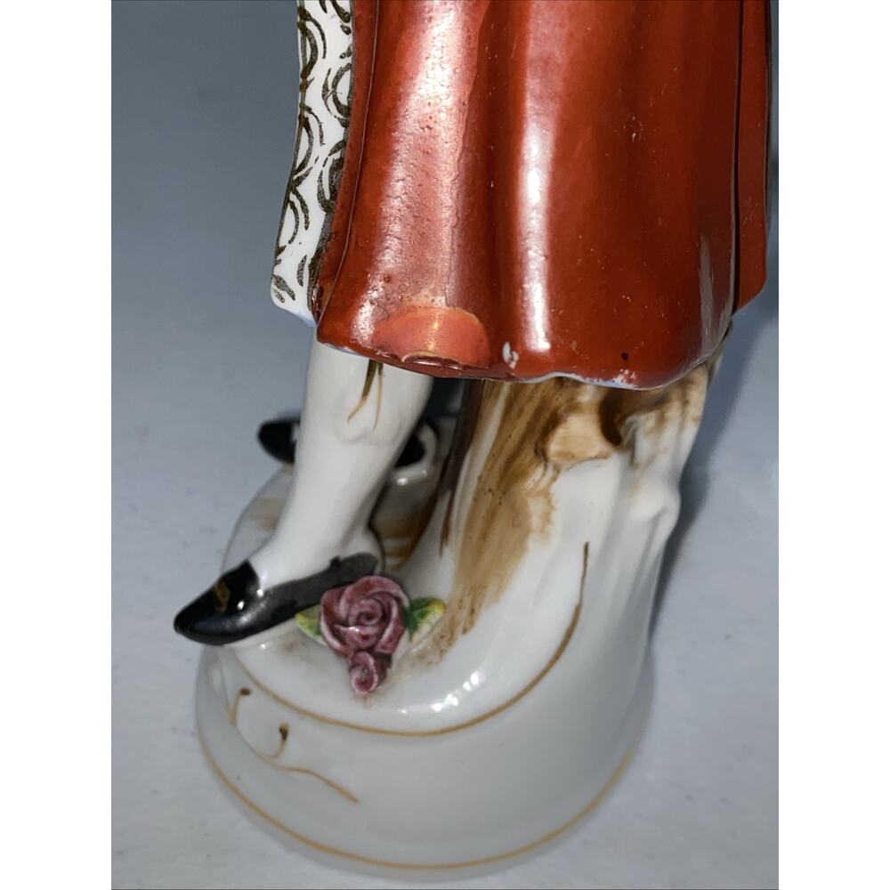 Rare Vintage Lot Of 4 Men‎ Victorian Royal Figurines Made In Occupied Japan 10” - Picture 14 of 14